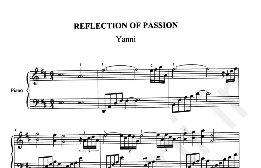 نت یانیreflection of passion