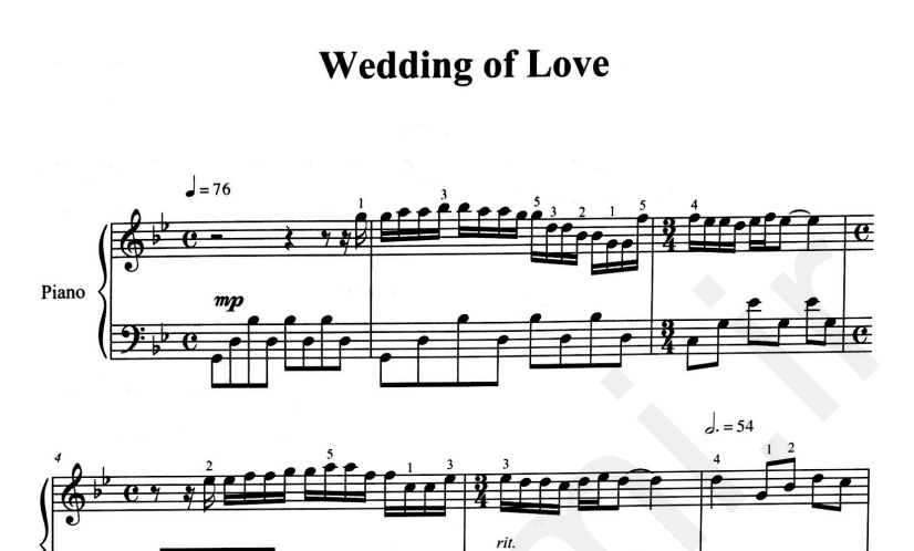 نت wedding of love