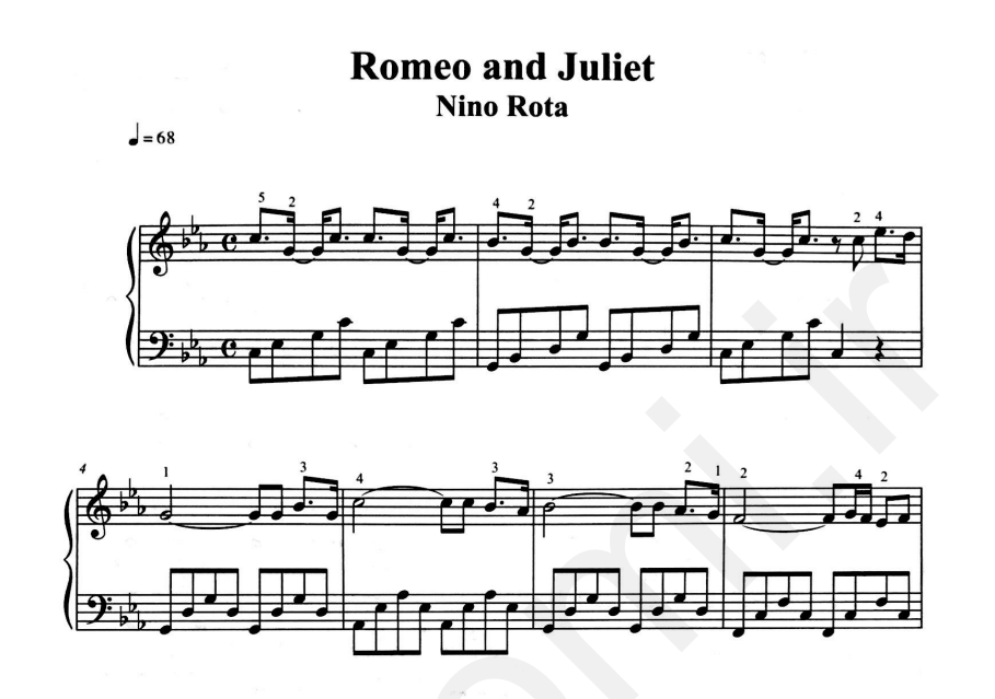 نت romeo and julite