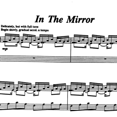 نت in the mirror
