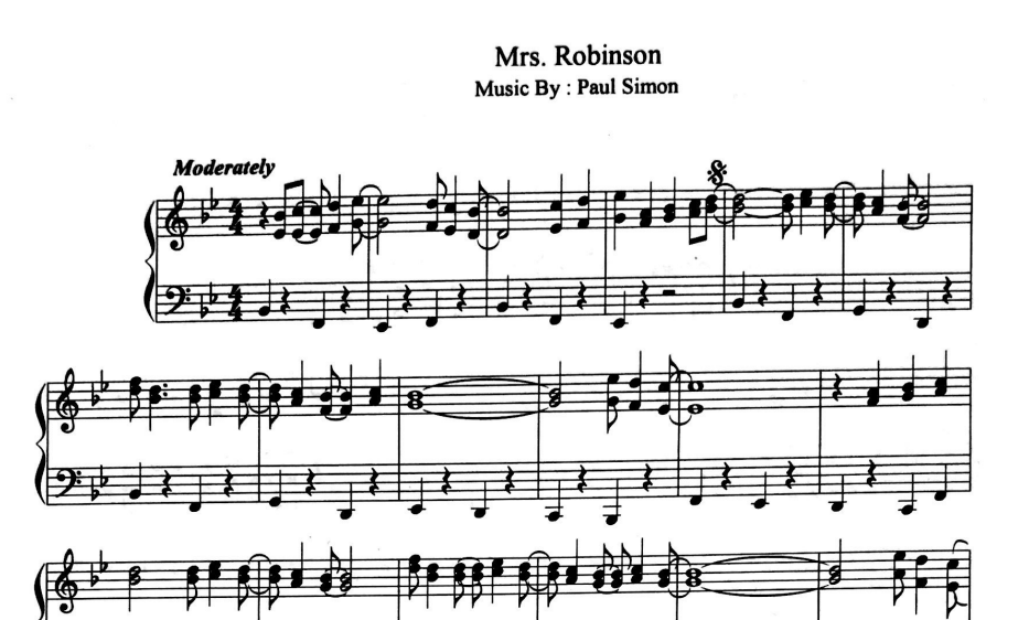 نت mrs robinson