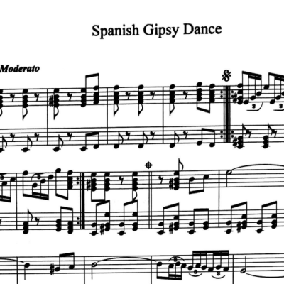 نت spanish gipsy dance