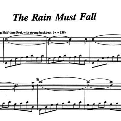 نت the rain must fall